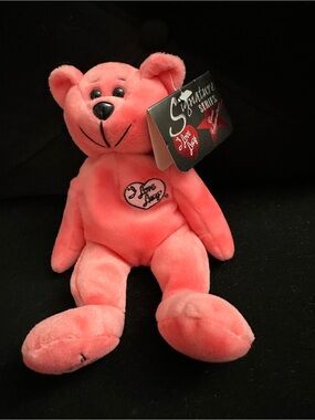 I Love Lucy Pink Plush Vintage Bear 1999 Limited Edition